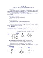 chương ii acid nucleic và cơ chế di truyền tế bào
