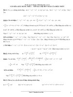 Bài tập về bất đẳng thức, cực trị Ôn thi vào 10