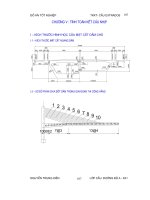 đề tài thuyết minh thiết kế & tính toán cầu dầm cáp hỗn hợp  extradosed bridge