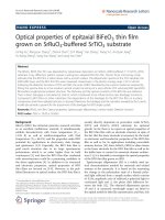 optical properties of epitaxial bifeo3thin film