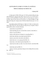 quyền kinh tế, xã hội và văn hóa của người già trong xã hội đại nam thế kỷ xix