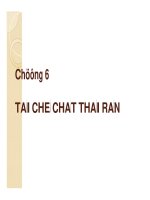 CHƯƠNG 6 TÁI CHẾ CHẤT THẢI RẮN