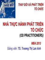 Bài giảng thay đổi và phát triển tổ chức  chương 2   TS  trương thị lan anh