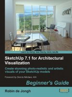 Sketchup 7.1 for architectural visualization – robin de jongh