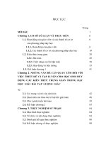 Huy động kiến thức trong dạy học lượng giác