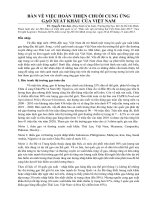 Bàn về việc hoàn thiện chuỗi cung ứng gạo xuất khẩu của Việt nam