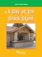 Math Concept Reader MCR g2 a day at the snack stand