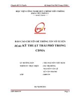 kỹ thuật trải phổ trong cdma