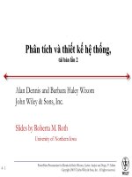 Phân tích và thiết kế hệ thống