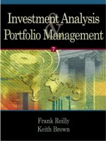 investment analysis and portfolio management