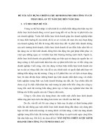 XÂY DỰNG CHIẾN LƯỢC KINH DOANH CHO CÔNG TY CỔ PHẦN HOÁ AN TỪ NĂM 2012 ĐẾN NĂM 2016