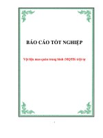 báo cáo tốt nghiệp về vật liệu mao quản trung bình trật tự