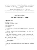 CÔNG NGHỆ MÔI TRƯỜNG & CÔNG NGHỆ SINH HỌC 