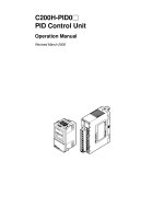 C200H-PID Control Unit Operation Manual W241 e1 2