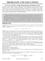 Tạp chí toán học AMM tháng 6 2008