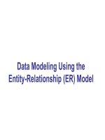 Data Modeling Using the Entity - Relationship Model