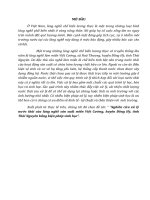 Xử lý nước thải làng miến Việt Cường