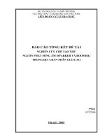 Nghiên cứu chế tạo thử nguồn phát sóng âm (sparker và boomer) trong địa chấn phân giải cao