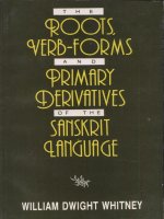 the roots, verb-forms and primary derivatives of the sanskrit language