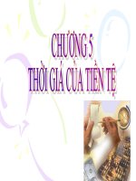Chương 5 giá trị tiền tệ theo thời gian