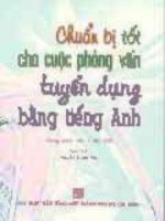 CHUẨN BỊ TỐT CHO CUỘC PHỎNG VẤN BẰNG TIẾNG ANH - NGUYỄN THÀNH YẾN