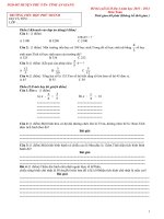 Đề thi cuối kì II lớp 4 năm học 2018