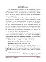 chính sách tiền tệ nhtw 2011 ở việt nam - thực trạng và giải pháp hoàn thiện