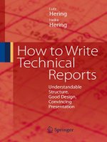 How to Write Technical Report  the Herings