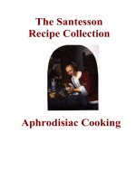 santesson recipe collection aphrodisiac cooking