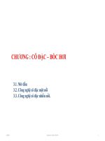 CHƯƠNG 3 QUÁ TRÌNH BỐC HƠI VÀ CÔ ĐẶC