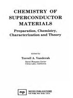 chemistry of superconductor materials; preparation, chemistry, characterization and theory, vanderah, 839pp