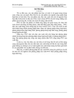 thiết kế nhà máy sản xuất nhựa pvc theo phương pháp trùng hợp nhũ tương