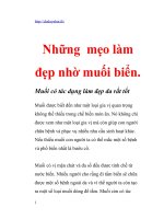Những mẹo làm đẹp với muối biển và tắm nước muối chữa bệnh, giảm cân rất tốt