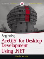 beginning arcgis for desktop development using .net