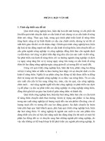 khảo sát và đánh giá tình hình phát triển sản xuất nông nghiệp trong 3 năm (2009 – 2011) ở thôn văn la - lương ninh, quảng ninh - quảng bình