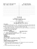 giáo án lớp 5 tuần 28