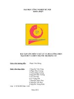 BÀI TẬP LỚN MÔN VI XỬ LÝ VÀ ĐO LƯỜNG ĐIỆN