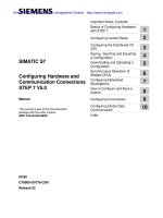 cài đặt cấu hinh phần cứng cho plc s7300