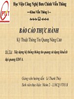 đề tài  xây dựng hệ thống thông tin quang sử dụng khuếch  đại quang edfa