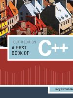 a first book of c++