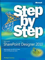microsoft  sharepoint  designer  2010  step  by  step