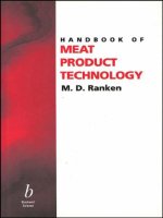 hand book of meat product technology
