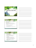 BÀI GIẢNG NGUYÊN LÝ KẾ TOÁN