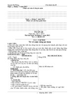 Giáo án lớp 4 tuần 24