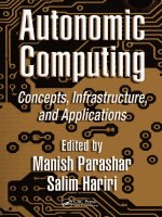 autonomic computing concepts, infrastructure, and applications