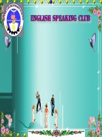 Tài liệu ôn tập english speaking club 2014