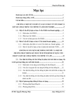 phân tích thống kê tình hình sử dụng vốn sản xuất kinh doanh và kết quả hoạt động tài chính của xí nghiệp sông đà 12.5 thời kỳ 2003 – 2008