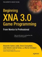 Beginning XNA 3 0 game programming  from novice to professional (apress 2009)