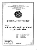 Điều khiển thiết bị ngoại vi qua máy tính