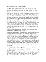 Đặc trưng của sản xuất hàng hóa